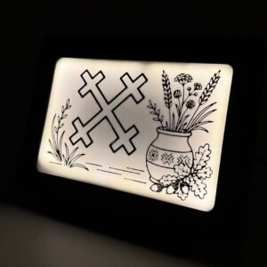 Māras krusta Line Art produkta foto