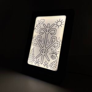 Saules koka Line Art produkta foto