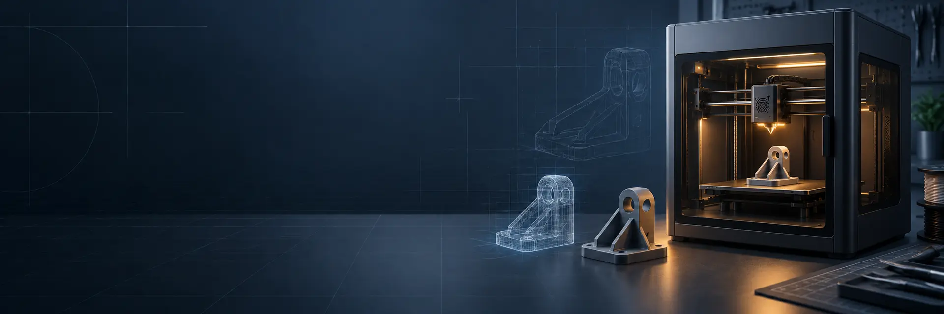 3D printeris un detaļas pāreja no modeļa uz izdrukātu objektu